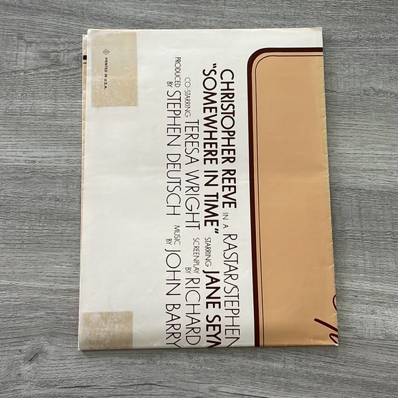 Somewhere in Time Original Movie House Full Sheet Poster - Picture 2 of 2